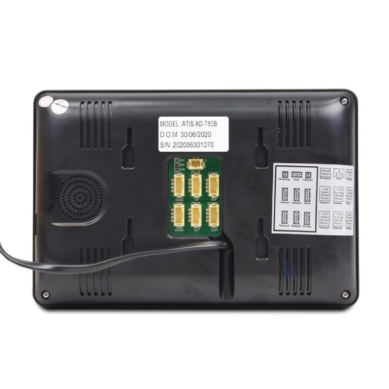 Детальное изображение товара "Видеодомофон ATIS AD-780 Black" из каталога оборудования для видеонаблюдения