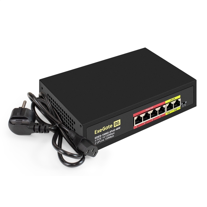 Детальное изображение товара "Коммутатор Exegate EX299020RUS" из каталога оборудования для видеонаблюдения