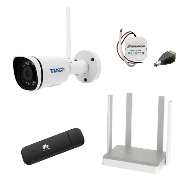 Комплект 3G/4G видеонаблюдения c WI-FI камерами 2Мп Детальное изображение товара "Комплект 3G/4G видеонаблюдения c WI-FI камерами 2Мп" из каталога оборудования для видеонаблюдения