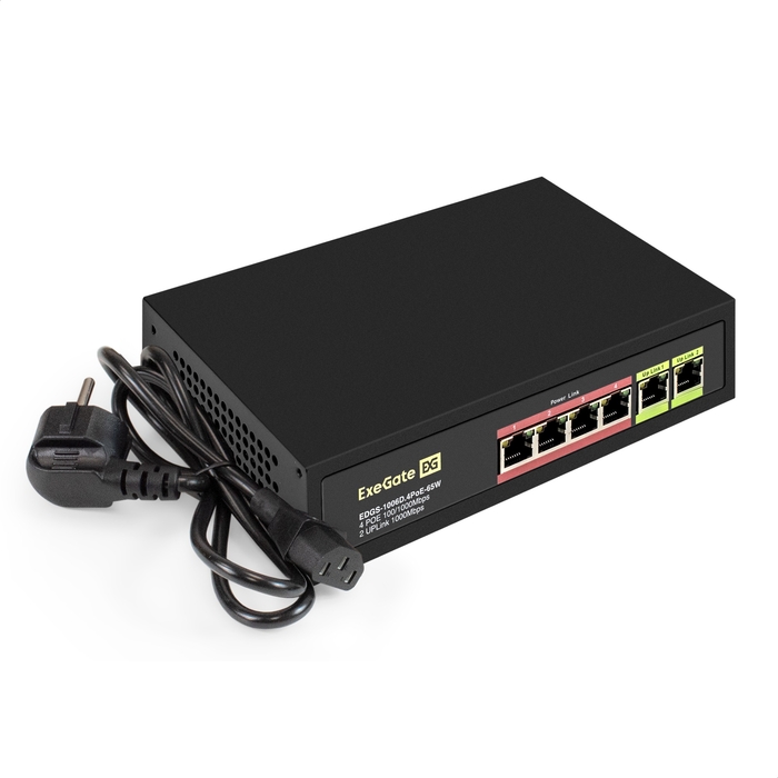 Детальное изображение товара "Коммутатор Exegate EX299022RUS" из каталога оборудования для видеонаблюдения