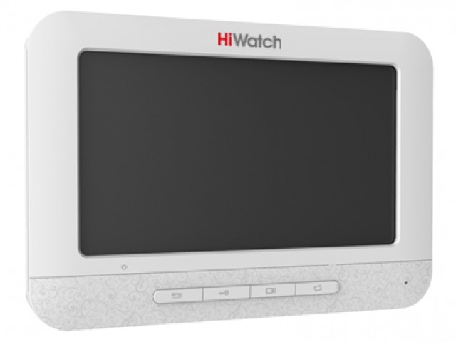 Детальное изображение товара "Аналоговый видеодомофон HiWatch DS-D100MF (7" цветной TFT монитор 800х480)" из каталога оборудования для видеонаблюдения