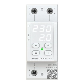 Реле напряжение с контролем тока Welrok VI-50