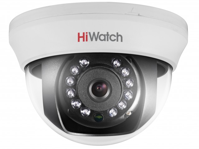 Детальное изображение товара "HD-TVI камера внутренняя 1Мп HiWatch DS-T101" из каталога оборудования для видеонаблюдения