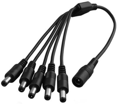 Разветвитель питания на 5 разъёмов 2,1х5,5 мм